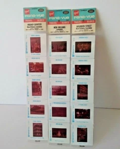 Set diapositive da viaggio GAF Pana-Vue New Orleans, Bourbon Street, quartiere francese NUOVO! - Foto 1 di 6