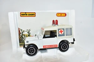 VINTAGE GIODI SERIE ZOOM ARMY AMBULANCE MADE IN ITALY VERY RARE - Picture 1 of 9