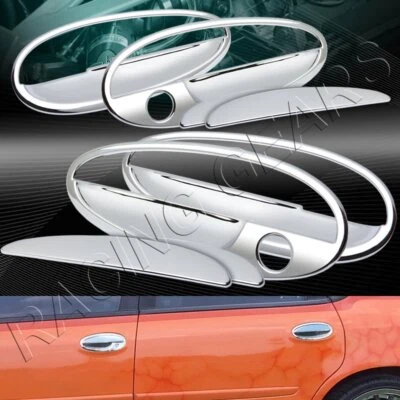 TAMPA DE MAÇANETA DE PORTA ESPELHADA CROMADA ACABAMENTO AJUSTE 97-03 CHEVY MALIBU/00-05 CHEVY MALIBU - Imagem 1 de 3