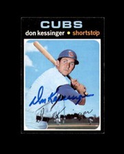 Don Kessinger Signed 1971 Topps Chicago Cubs Autograph