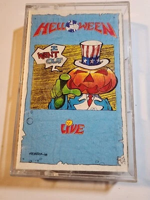 Helloween - I Want Out Live Cassette Tape 1989 RCA VG+/EX CS10 - Image 1 of 2