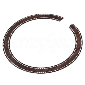 3 Sets Rosewood Acoustic Guitar Soundhole Rosette Parts B-23 Round Flower - Picture 1 of 4