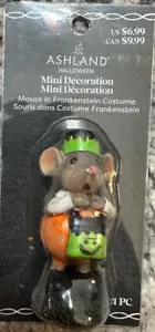 ASHLAND HALLOWEEN MINIATURE TOPO IN UN COSTUME FRANKENSTEIN NUOVO - Foto 1 di 2