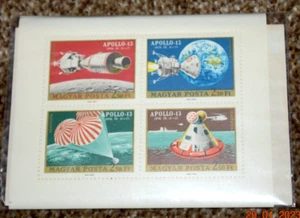 VINTAGE, HUNGARY, Cat. #C308 Mint SS "APOLLO 11 RETURN and RECOVER," MNH, 1965 - Picture 1 of 2