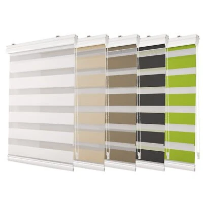 Premium Doppelrollo mit Kassette, Klemmfix Duo-Rollo, Variorollo, Fensterrollo - Bild 1 von 4