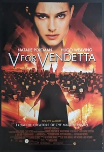 V for Vendetta (2005) Original 27x40 One Sheet Video Store Poster Rolled - Picture 1 of 12