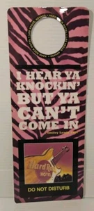 Letrero de suspensión de puerta de habitación de hotel Hard Rock Hotel Casino Las Vegas No molestar - Imagen 1 de 3
