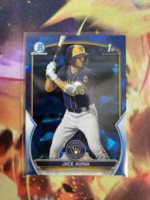 2022-23  Bowman Chrome Sapphire Jace Avina 1st Bowman - Image 1 of 2