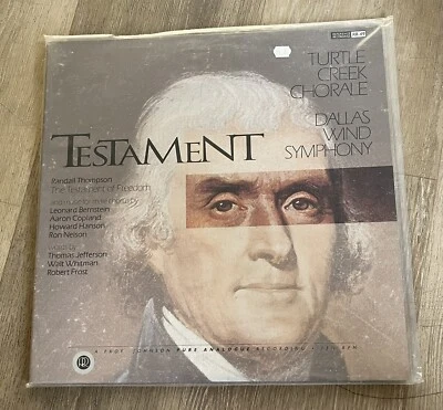 Testament  Reference Recording SEALED audiophile Lp RR-49 - Image 1 of 3