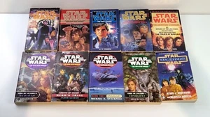 10 x STAR WARS Paperback Novels NEW JEDI ORDER Luke, Han, Leia SCIENCE FICTION - Picture 1 of 23