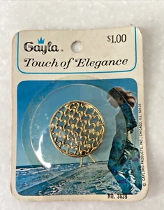 Gayla Touch of Elegance Hair Clip Barrett Circle Waves NOS Vintage - Picture 1 of 5