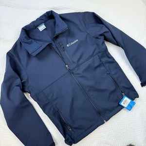 Columbia Ascender Softshell Jacket Mens Size Medium Water Resistant Full Zip NWT - Picture 1 of 13