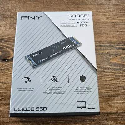 PNY CS1030 500GB M.2 NVMe Internal Solid State Drive SSD M280CS1030-500-RB - Image 1 of 4