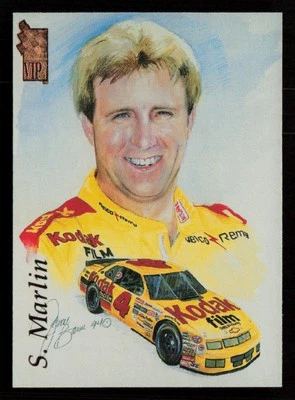 Sterling Marlin 1994 Press Pass VIP #77 Morgan-McClure Motorsports - Image 1 of 2