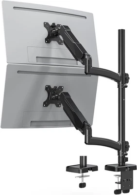 MOUNTUP Vertical Dual Monitor Mount Holds 4.4-17.6lbs, up to 32 Inch Black  - Image 1 of 4