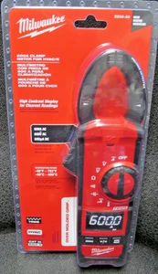 BRAND NEW MILWAUKEE 2236-20 DIGITAL CLAMP MULTIMETER HVAC 600V AC/DC wTEST LEADS - Picture 1 of 4