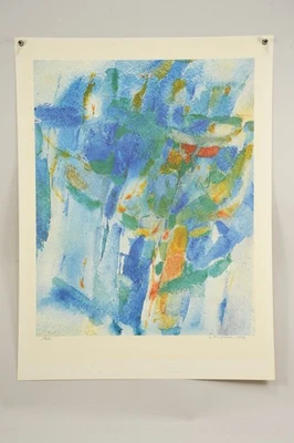 N98F05- Heinz Kaufmann-Rack (XX) Offsetlithografie 85/125 signiert   - Bild 1 von 4