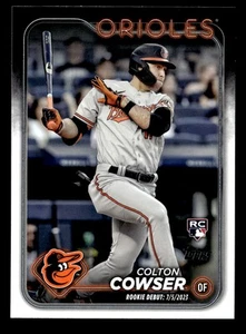 2024 Topps Update Colton Cowser #US72 Rookie Debut Orioles - Picture 1 of 2