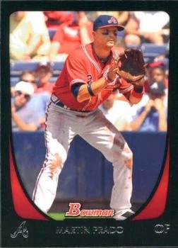 Martin Prado 2011 Bowman Béisbol - #149 - Atlanta Braves Foto 1 de 2