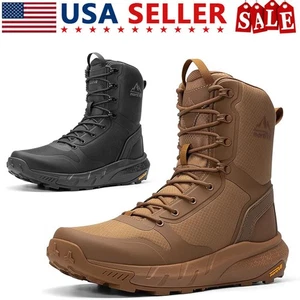 Hombres Botas tácticas militares Botas ligeras Motocicleta Combate Botas cómodas - Imagen 1 de 19
