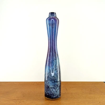 GÖRGE HOHLT KATZBACH HOHE SCHLANKE VASE 26CM STUDIOKERAMIK MID CENTURY POTTERY - Bild 1 von 4