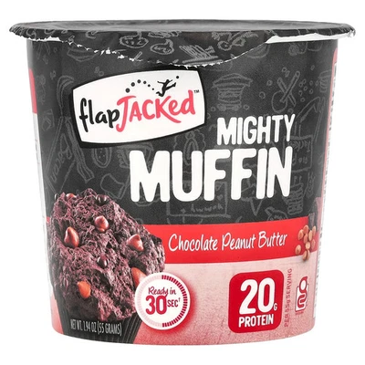 Mighty Muffin, mantequilla de maní con chocolate, 1,94 oz (55 g) Foto 1 de 2