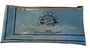 Eau Gallie The Harbor City - Geld Pfandbeutel - Handshake Anchor Logo blau 60er? - Bild 1 von 13