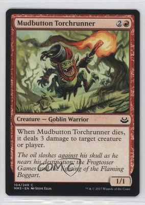 Mudbutton Torchrunner Magic: Modern Masters 3: 2017 Edition MM3 #104 - Image 1 of 2