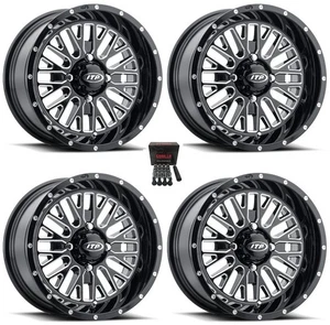 ITP Momentum 14" Wheels Milled 14" Can-Am Maverick X3 - Picture 1 of 3