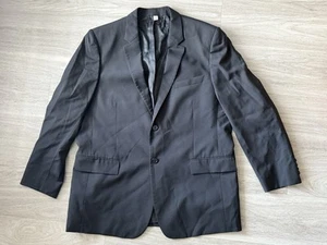 Burberry London Men's Black Blazer 46 US/ 56 EU 100% Wool - Picture 1 of 11