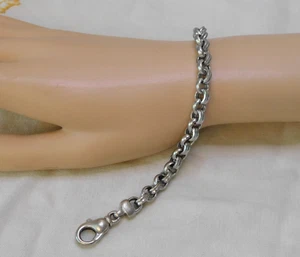 Sterling Silber schwere Kette Armband Italien 925 - Bild 1 von 8