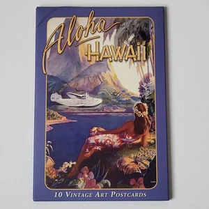 Pacifica Island Art Aloha Hawaii Vintage Postales Conjunto de 10 Mujeres Escenas Naturaleza - Imagen 1 de 4