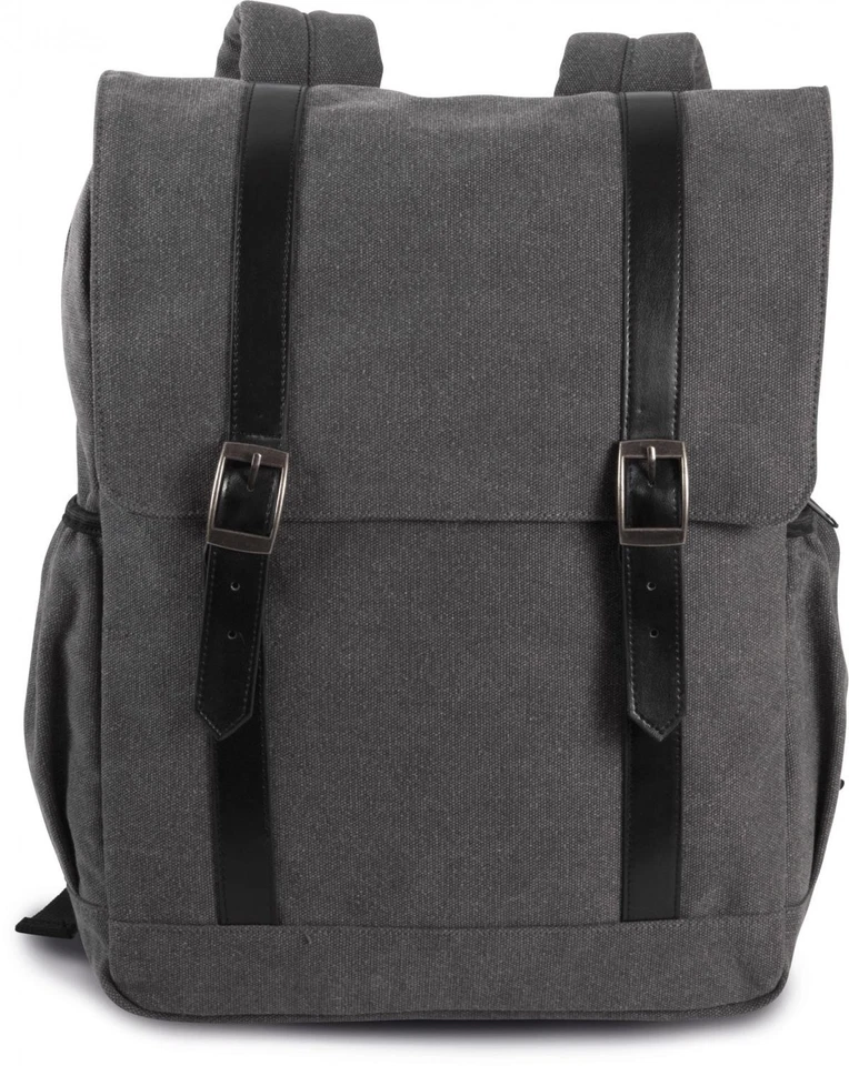 Kimood KI0143 | Canvas-Rucksack mit Klappe aus Baumwolltuch - Bild 1 von 1