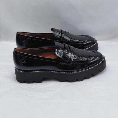 Mocasín Franco Sarto Para Mujer Balin Plataforma Penny 9.5M Negro Oficina Zapatos Informales Foto 1 de 4