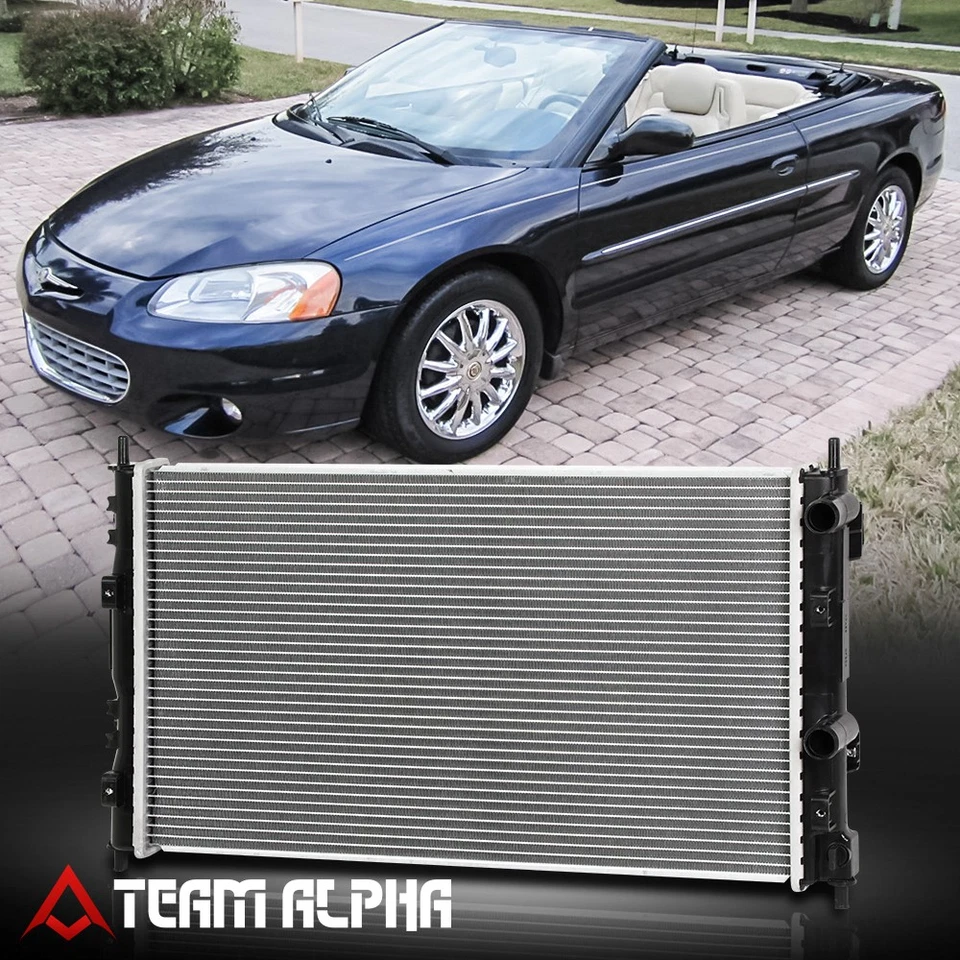 Fits 2001-2006 Chrysler Sebring/Stratus Aluminum Factory Replacement Radiator - Image 1 of 4