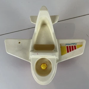 Fisher Price Flugzeug 90er Jahre Vintage Little People rot weiß gelb ohne Geräusche - Bild 1 von 9