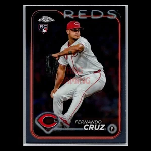 2024 Topps Chrome Update - USC131 Fernando Cruz RC Cincinnati Reds - Picture 1 of 2