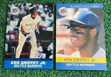 2-card lot 1991 Playball U.S.A. (Unlicensed) #91-16 and 91-13