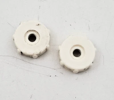 JUEGO DE 2 TUERCAS PORSCHE 944 951 968 MARCADOR LATERAL LUZ TUERCA PLÁSTICO BLANCO PERILLA TRASERA Foto 1 de 3