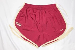 Nike Women's FSU Florida State Seminoles Tempo Running Shorts Maroon LARGE NWT - Picture 1 of 5