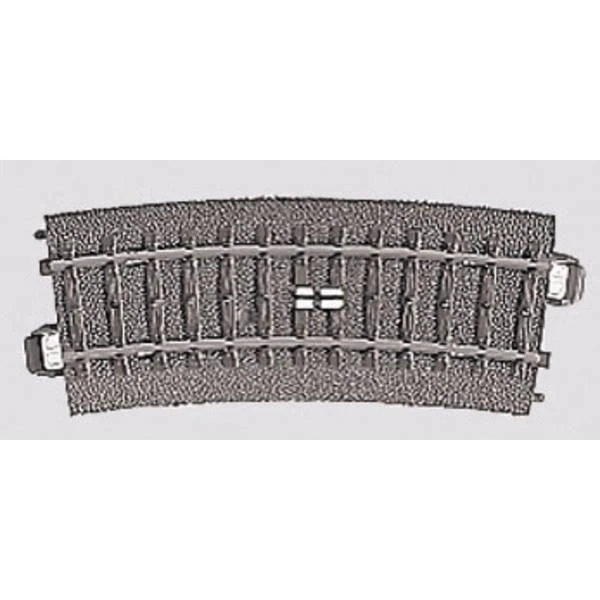 H0 mrklin c con massicciata 24194 commutatore binari curvo - Immagine 1 di 1