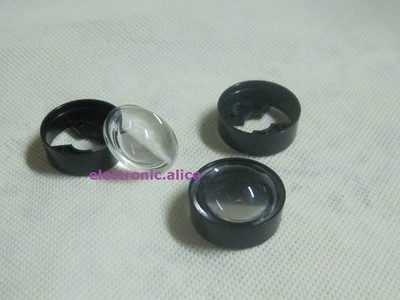 60 degree 23mm Lens Reflector Collimator with Holder Set For 1w 3w 5w LED 10pcs - Image 1 of 3