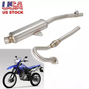Exhaust Full System Muffler Stainless Steel Silver For Yamaha WR 155 R WR155R US - Picture 1 of 12