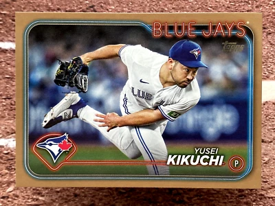 2024 Topps Gold /2024 Yusei Kikuchi #510 Toronto Blue Jays - Image 1 of 2