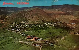 Postal vista aérea de Jerome ""ciudad fantasma", Arizona - Imagen 1 de 2