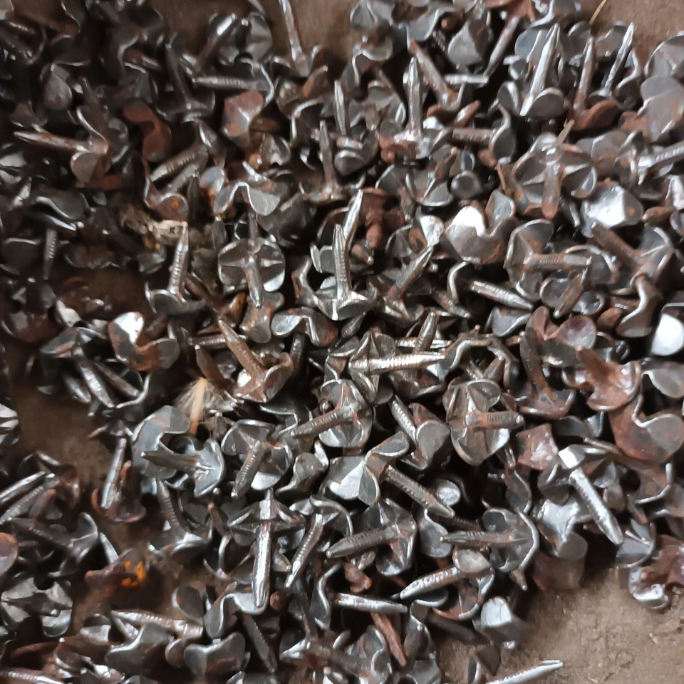 Lot 20  Anciens Clous "ailes de mouche" Militaria ,  brodequin, Déco 20/14  - Photo 1/4