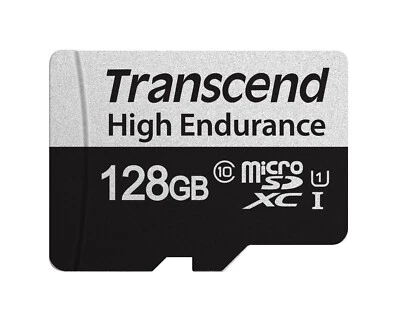 Transcend 128GB High Endurance for Dashcams and Surveillance TS128GUSD350V - Image 1 of 2