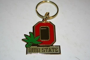 601R1 Vintage 1980's OSU Ohio State Buckeyes Brass Keychain Key Chain 10 COUNT - Picture 1 of 4