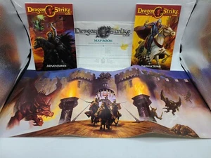 Dragon Strike Board Game 1993 Instructions, Adventures Booklet, Map Book, Screen - Picture 1 of 8