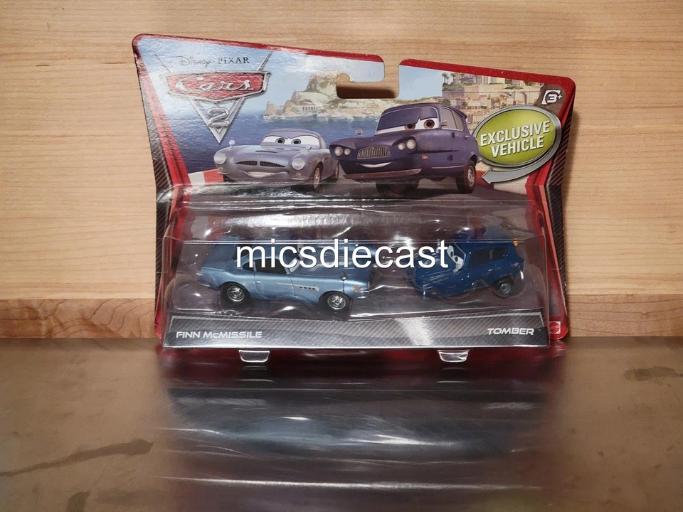 CARS 2 DISNEY PIXAR FINN MCMISSLE TOMBER EXCLUSIVO NUEVO EN PAQUETE Foto 1 de 1